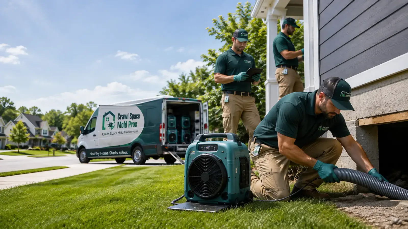 Crawl Space Mold Removal in Brownsville, MD